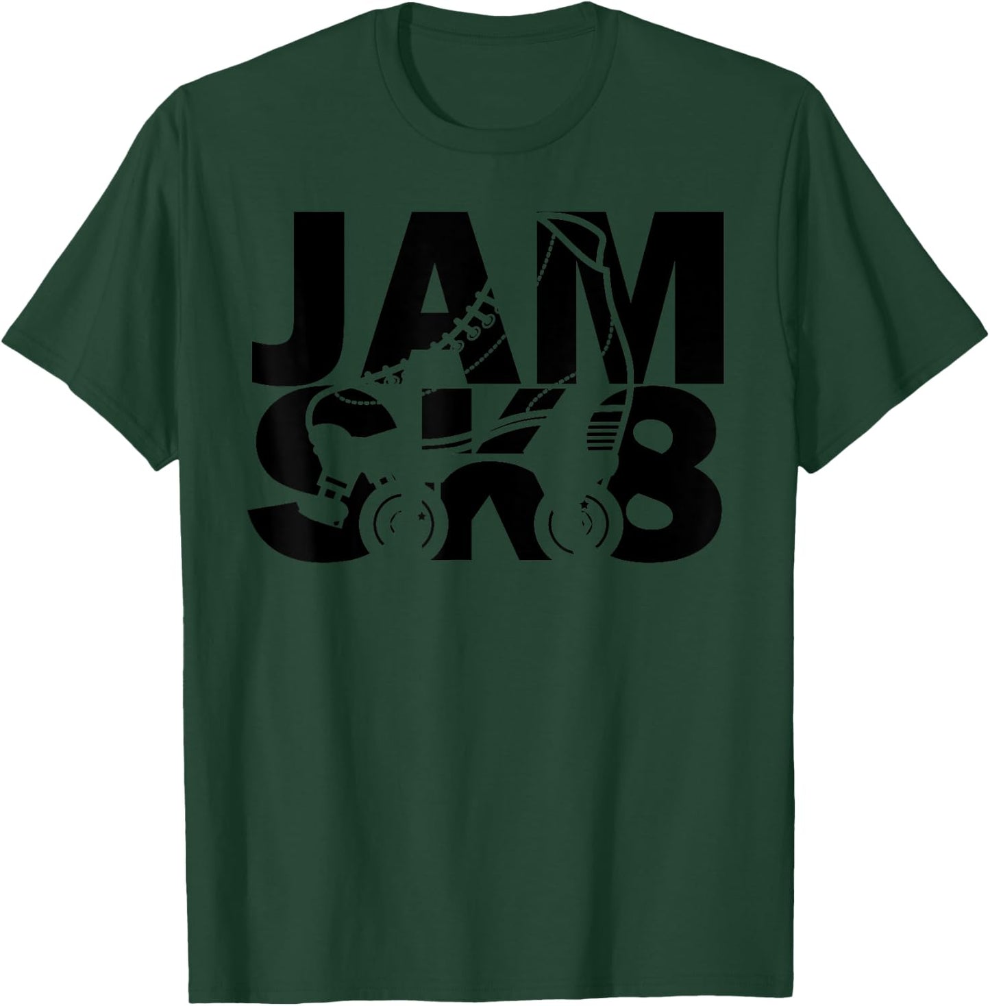 Roller Jam Skating Roller Skates 80s 90s T-Shirt - T-Shirt | Forest
