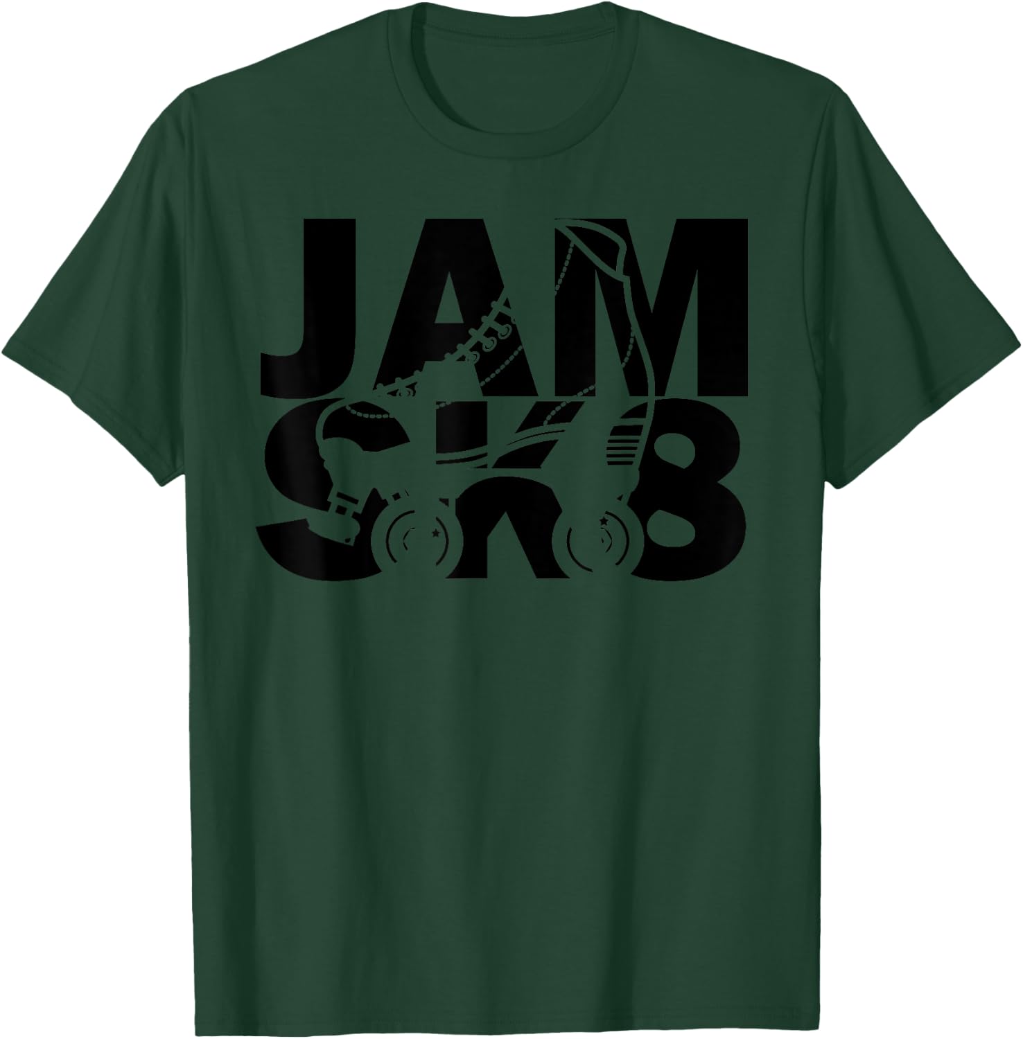 Roller Jam Skating Roller Skates 80s 90s T-Shirt - T-Shirt | Forest