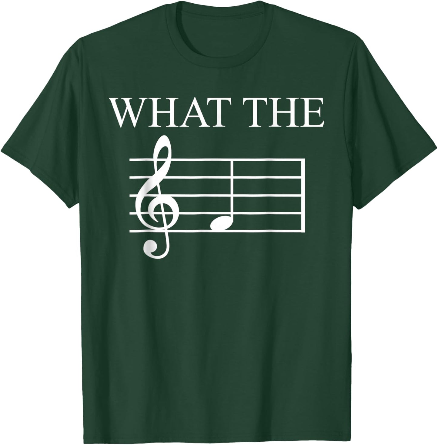 What The F Music Note T-Shirt - T-Shirt | Forest