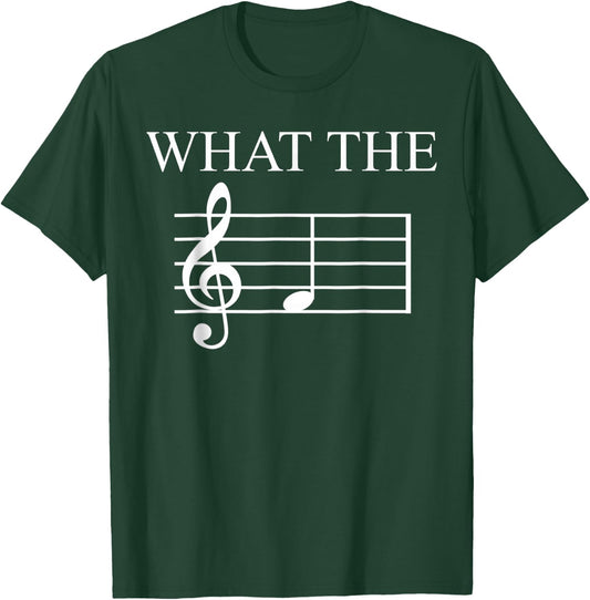 What The F Music Note T-Shirt - T-Shirt | Forest