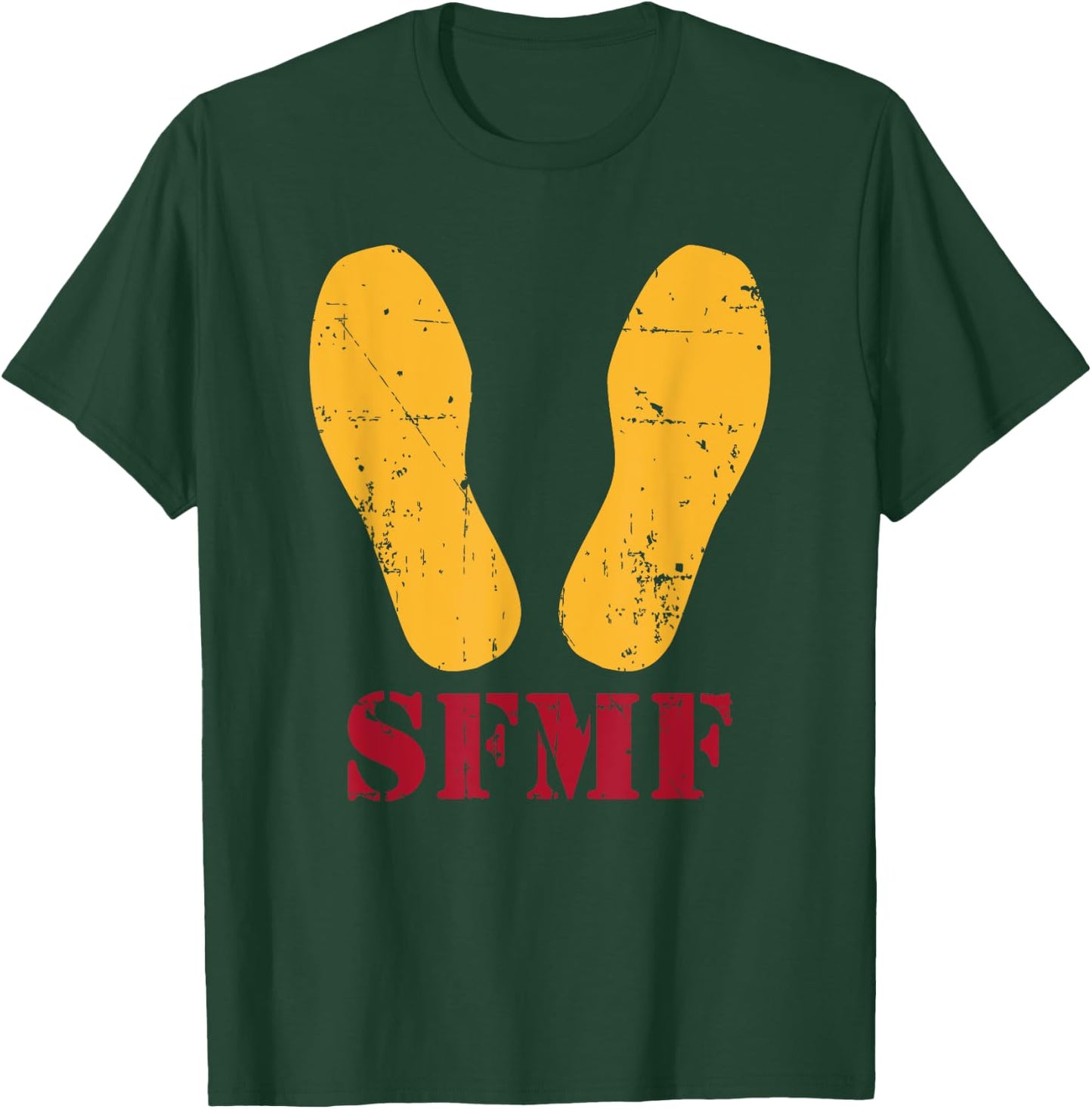 Yellow Footprints - SFMF T-Shirt - T-Shirt | Forest