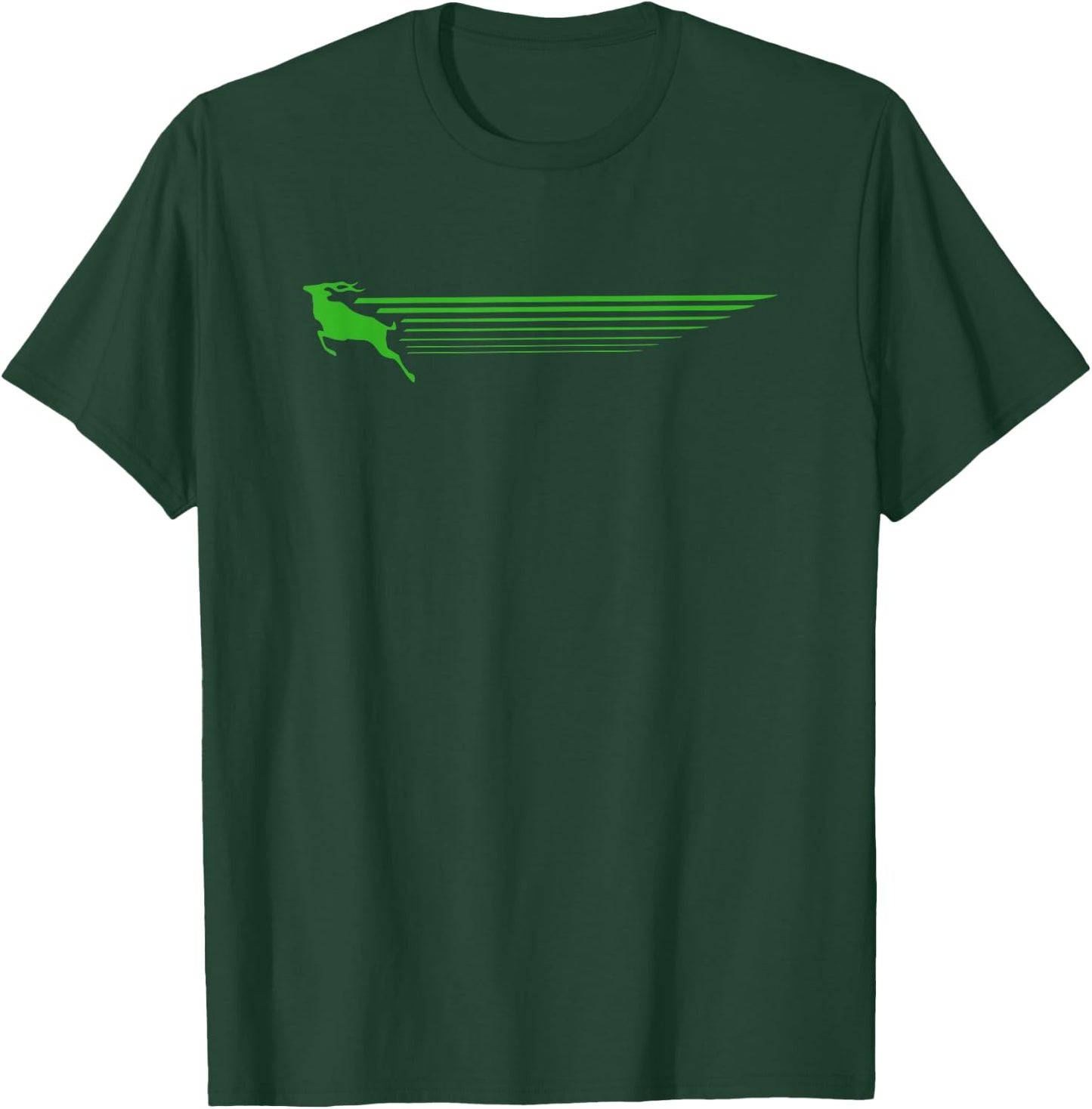 Run Like an Antelope | Retro Music-Inspired Design T-Shirt - T-Shirt | Forest
