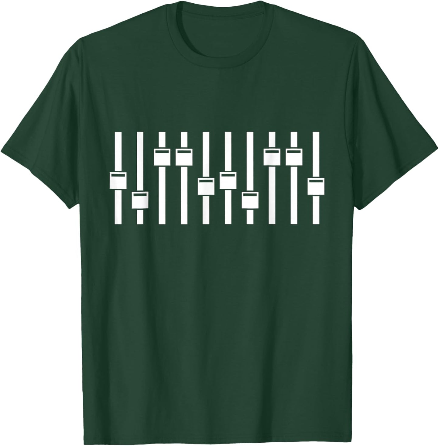 Mixing Desk Sound Technician Gift T-Shirt - T-Shirt | Forest