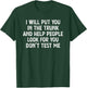I Will Put You In the Trunk T Shirt, Funny Shirts T-Shirt - T-Shirt | Forest
