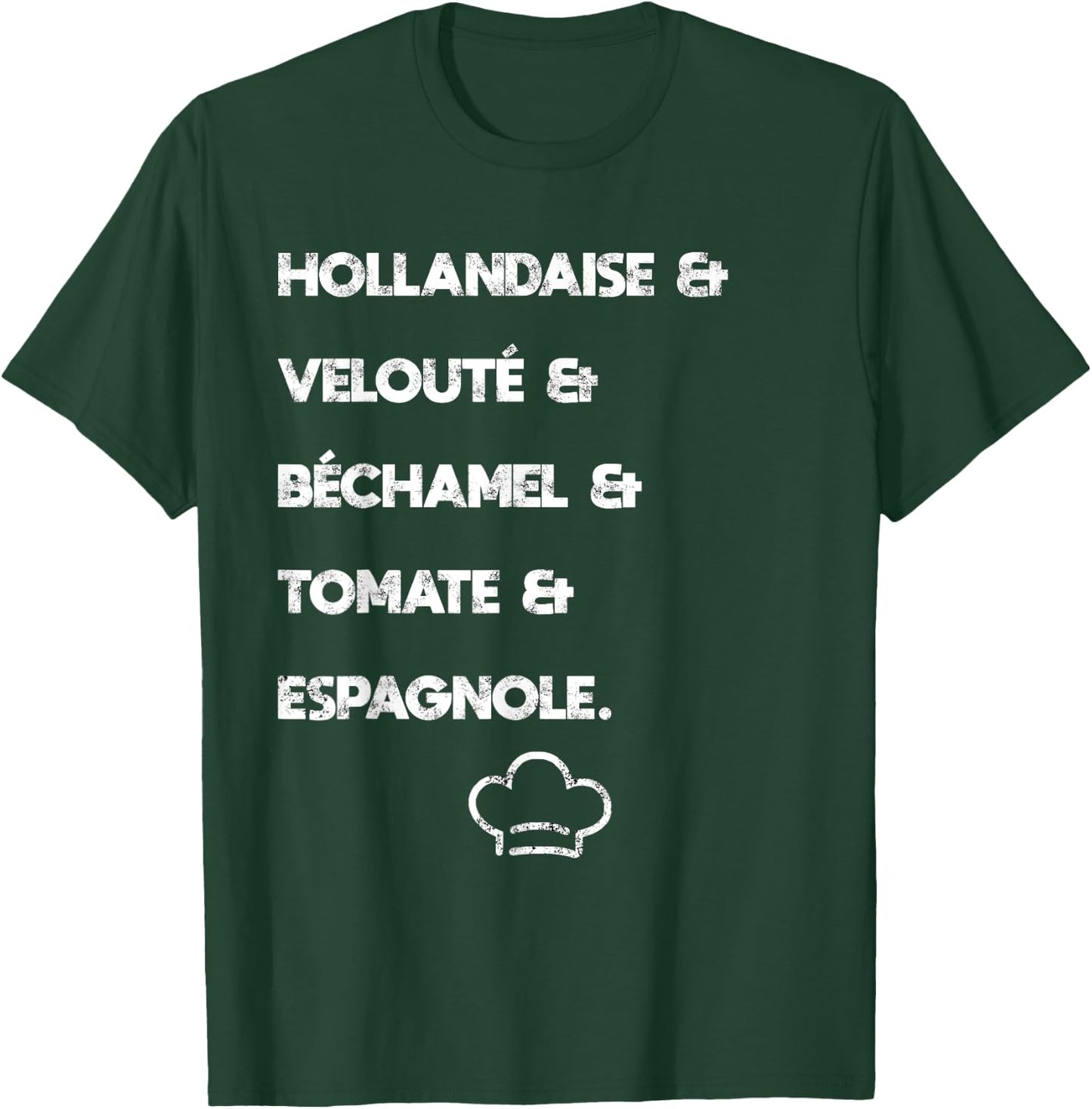 Five Mother Sauces Classic French Cuisine I Cooking T-Shirt - T-Shirt | Forest