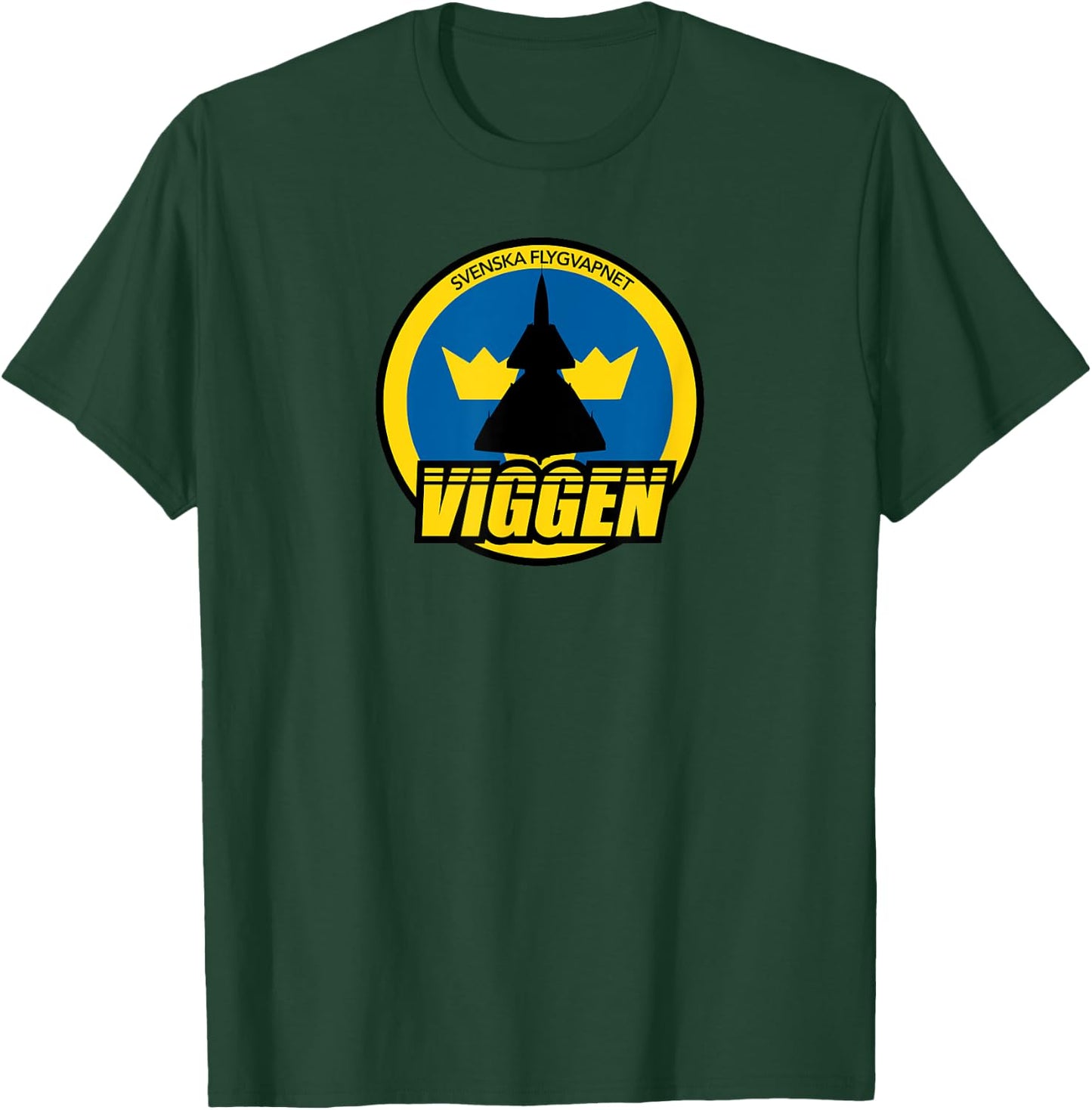 Svenska Flygvapnet Viggen T-Shirt - T-Shirt | Forest