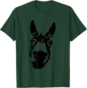 Donkey Face Costume T-Shirt - T-Shirt | Forest