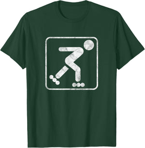 Sk8 Inline Roller Skates T-Shirt - T-Shirt | Forest