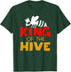 King Of The Hive | Cute Beekeeping Funny Men Bee Keeper Gift T-Shirt - T-Shirt | Forest