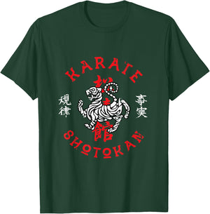 Karate Retro Shotokan Vintage Design for Fan of Karate T-Shirt - T-Shirt | Forest