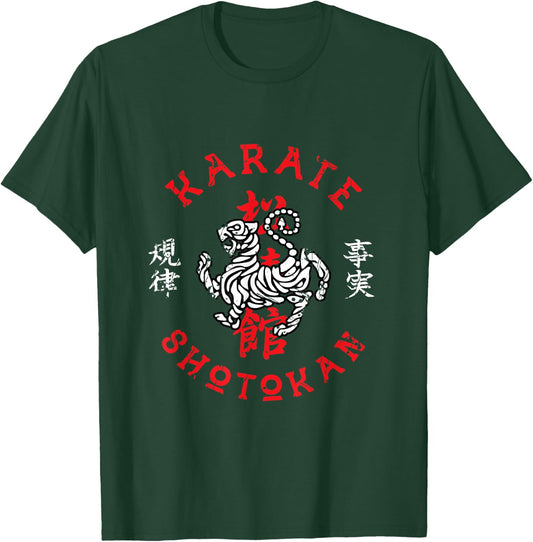 Karate Retro Shotokan Vintage Design for Fan of Karate T-Shirt - T-Shirt | Forest