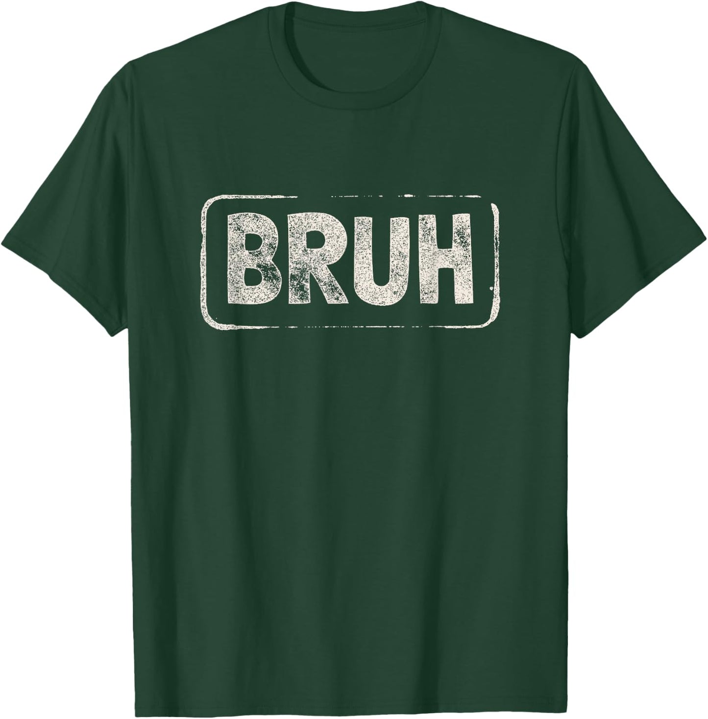 Bruh Gamer Slang Meme Design Short Sleeve T-Shirt - T-Shirt | Forest