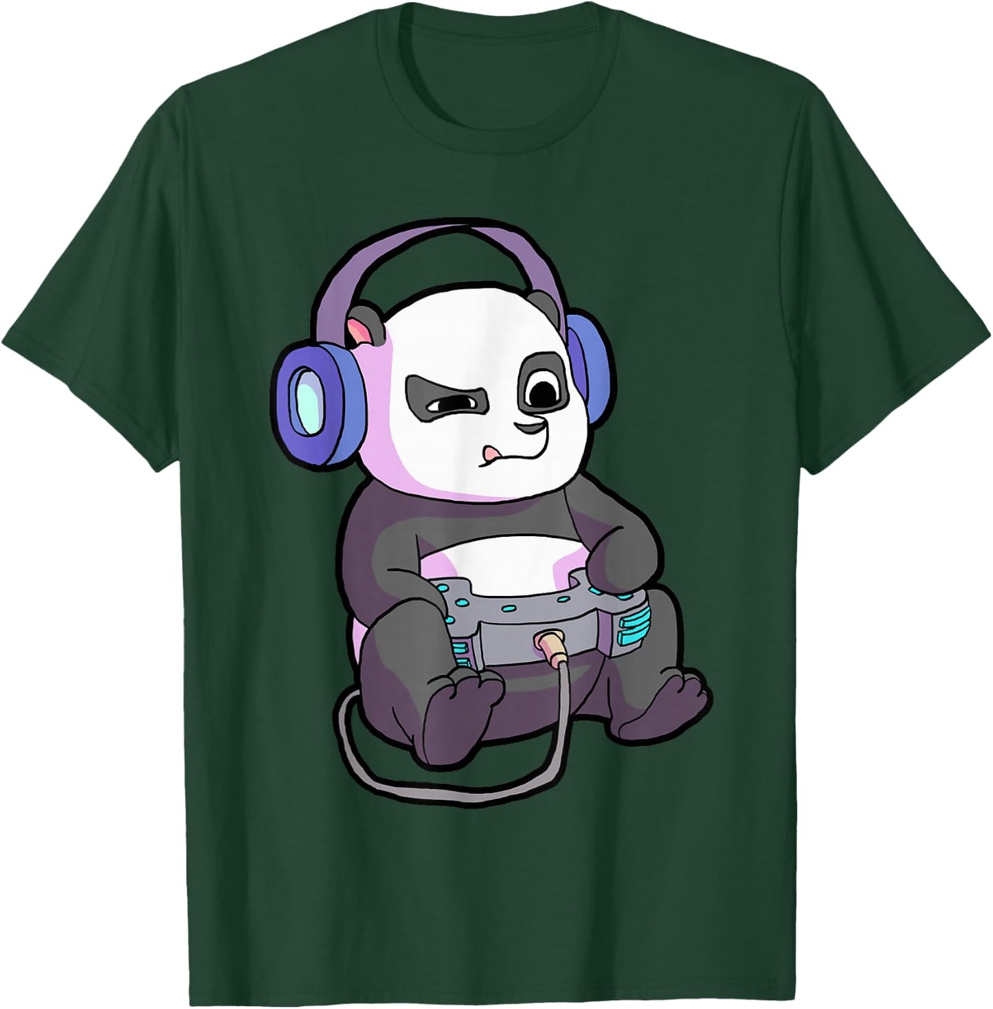 Gamer Shirt for Boys Gaming Teen Girl Funny Panda Shirt T-Shirt - T-Shirt | Forest