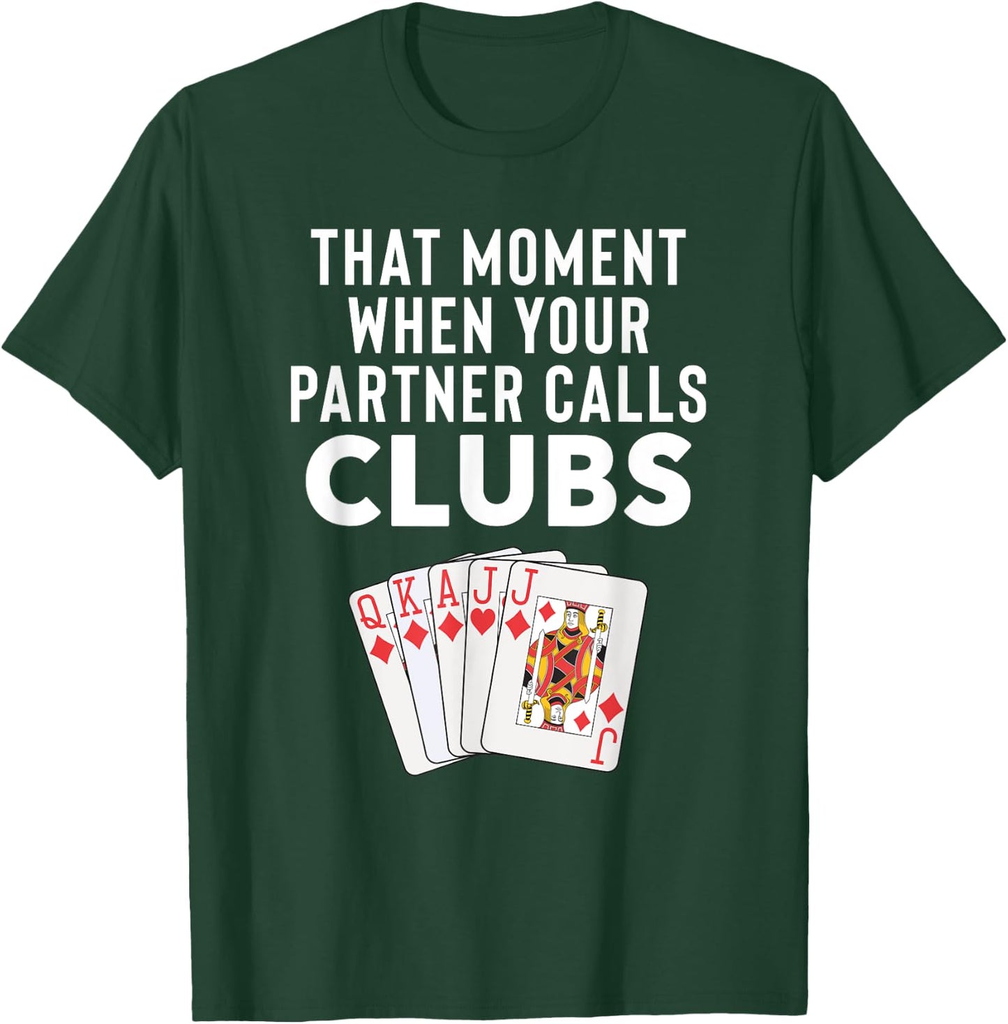 Funny Euchre Gift Partner T-Shirt - T-Shirt | Forest