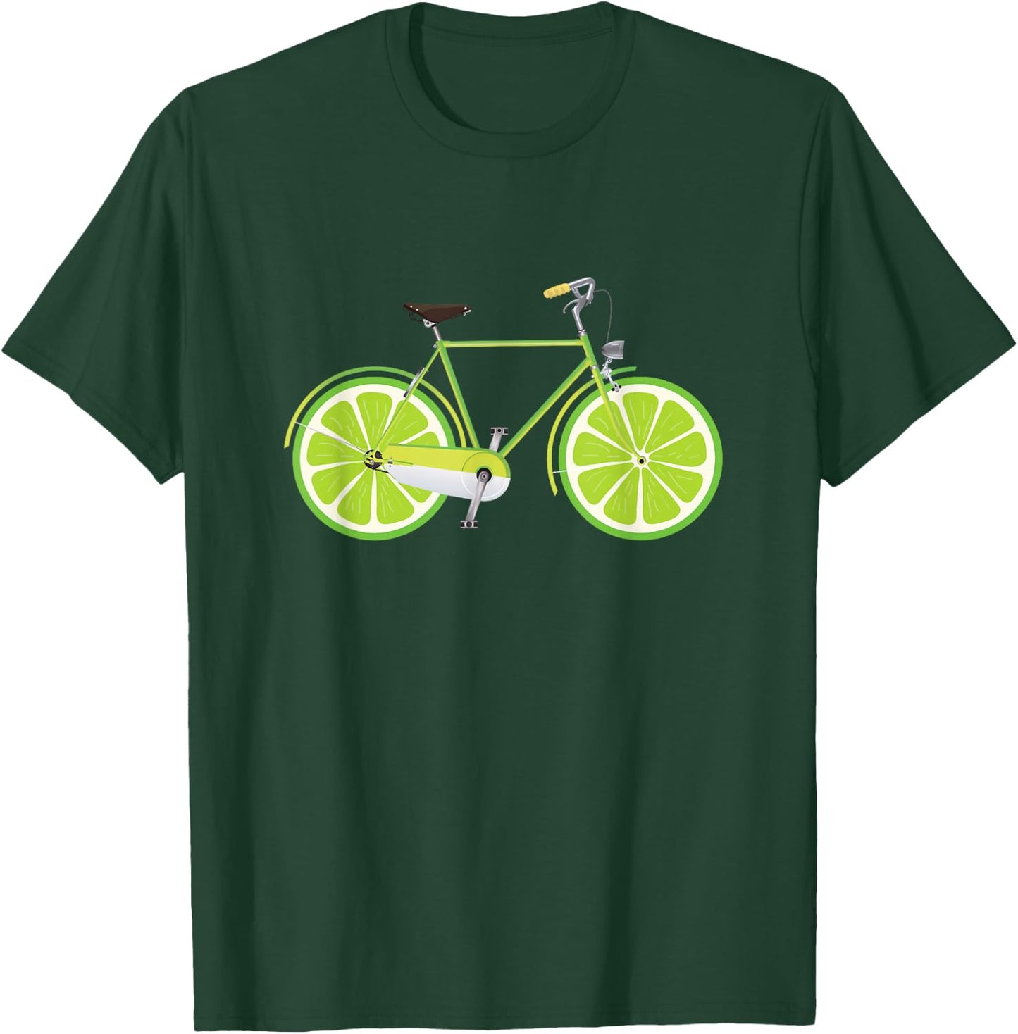 Bicycle Bike Cycling Lime Bike Cycling Biker Gift T-Shirt - T-Shirt | Forest
