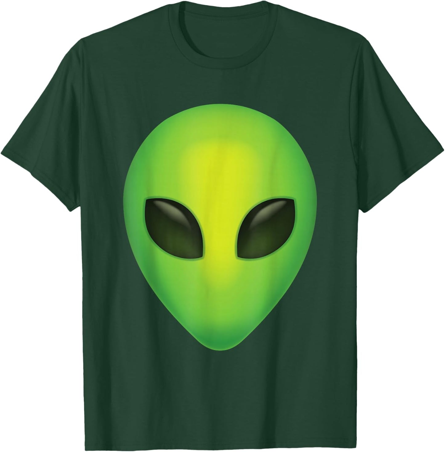 Alien Head Colorful Alien Rave T-Shirt - T-Shirt | Forest