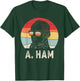 Vintage Retro Hamilton Wearing Sunglasses T-Shirt - T-Shirt | Forest
