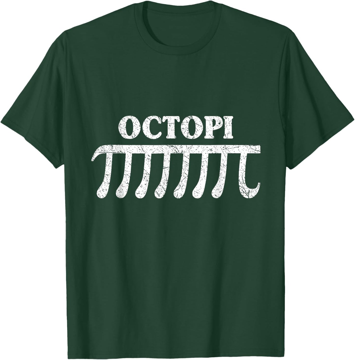 Octopi Funny Pi Gift Pi Day Math Lovers T-Shirt - T-Shirt | Forest