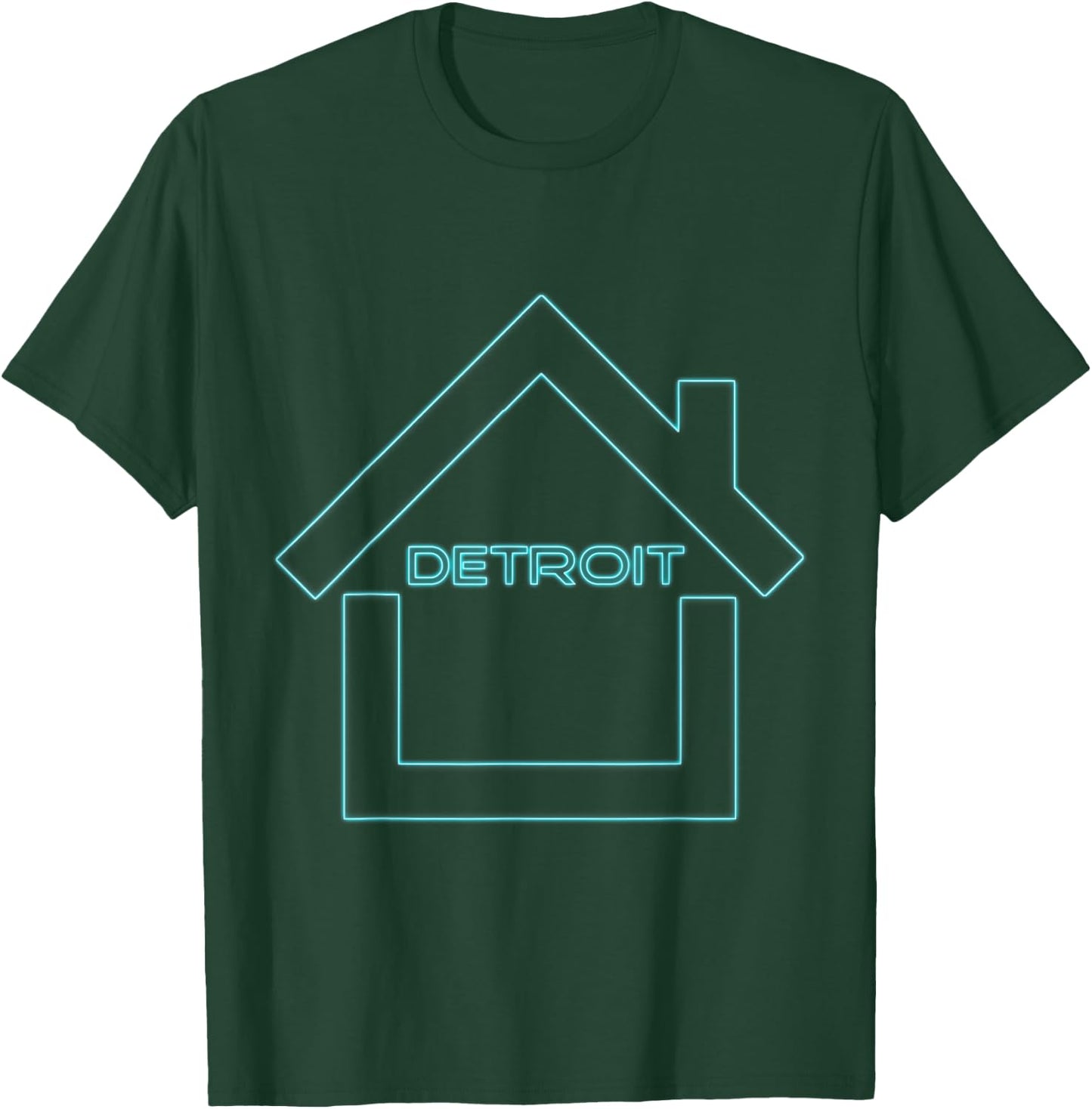 Detroit Techno Shirt | EDM Rave DJ Clothing | Detroit House T-Shirt - T-Shirt | Forest
