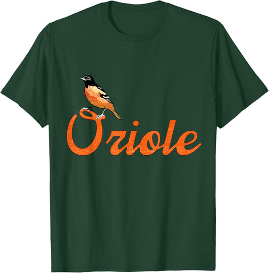 'Vintage Oriole Bird' Baltimore Favorites T-Shirt - T-Shirt | Forest