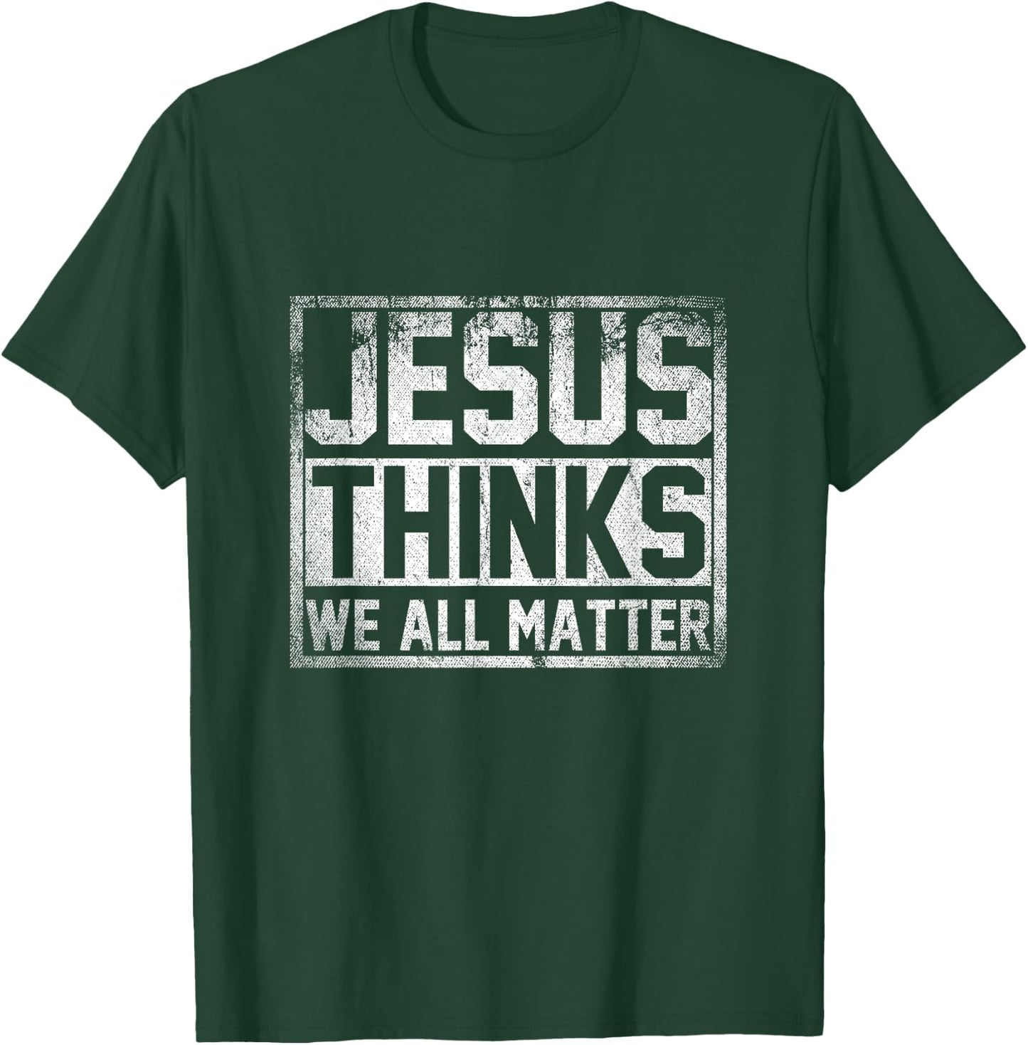 Religious Christian Gift Faith Jesus T-Shirt - T-Shirt | Forest