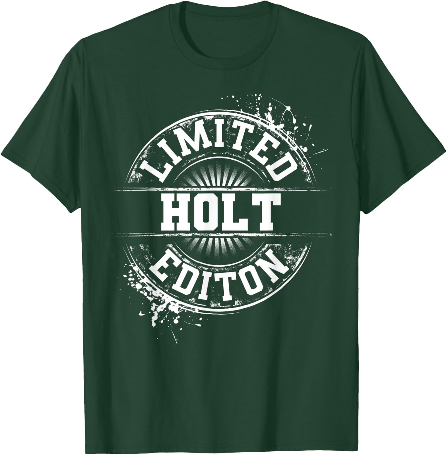 HOLT Funny Surname Family Tree Birthday Reunion Gift T-Shirt - T-Shirt | Forest