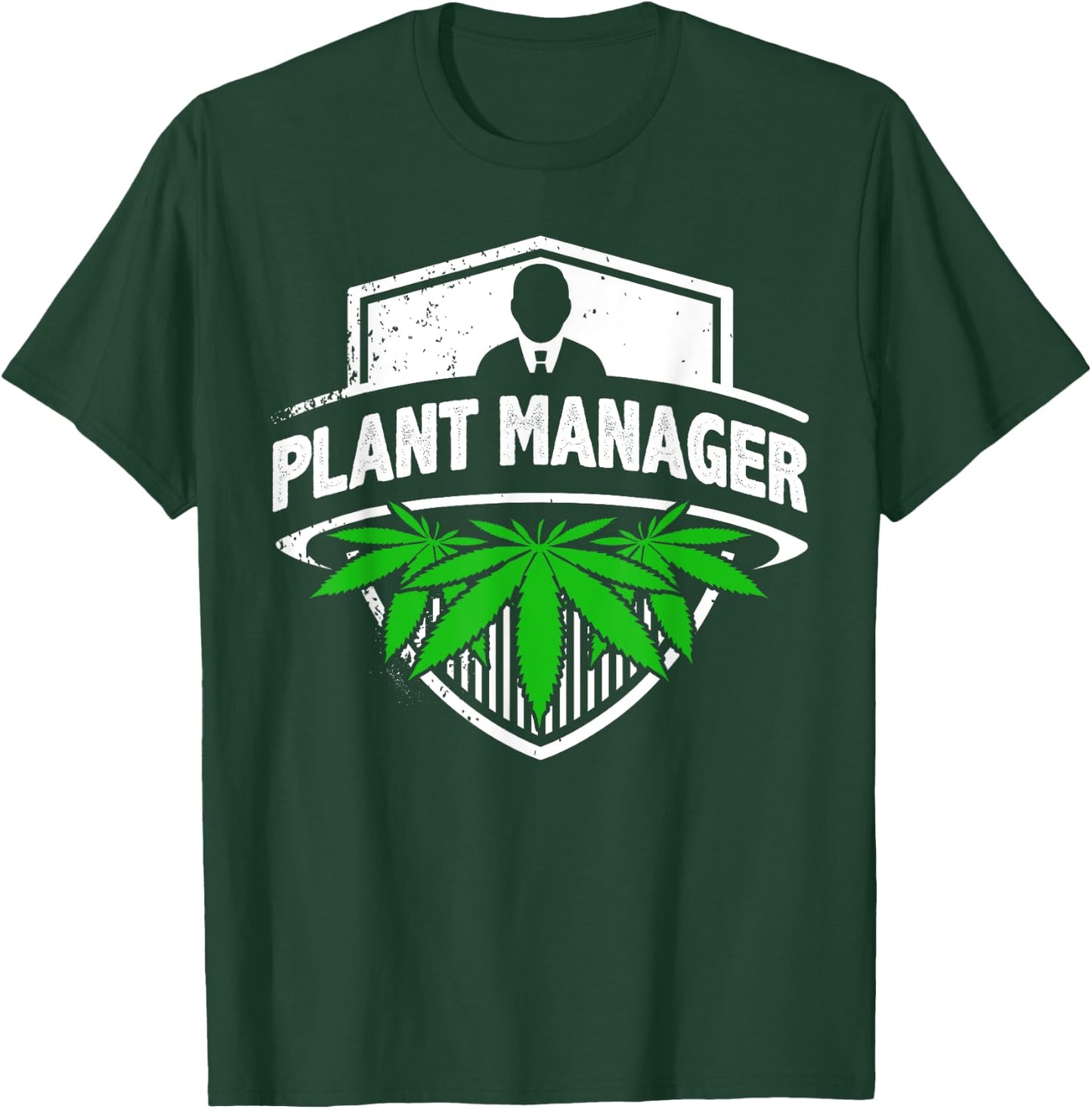Marijuana Fan Cannabis Grower design | Plant Manager Weed T T-Shirt - T-Shirt | Forest