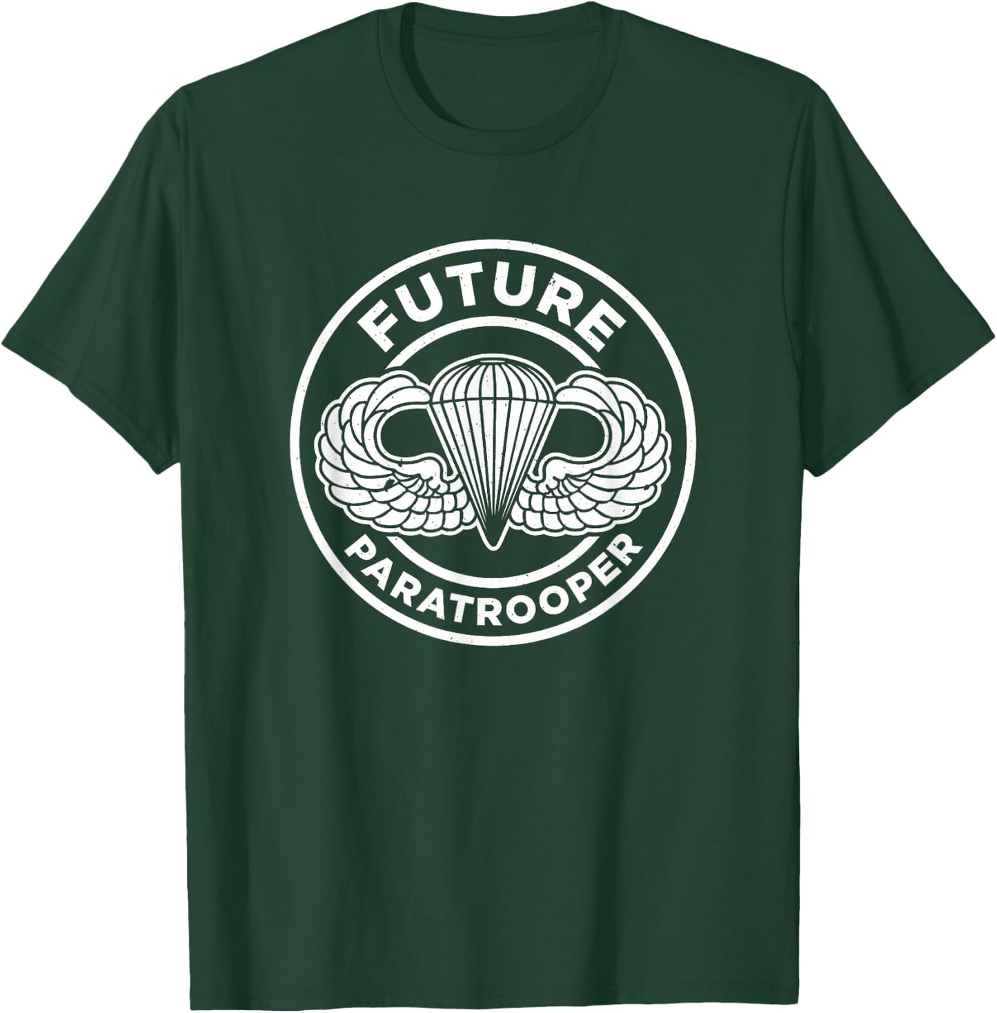 82nd Airborne Shirts | Jump Wings Paratrooper T-Shirt - T-Shirt | Forest