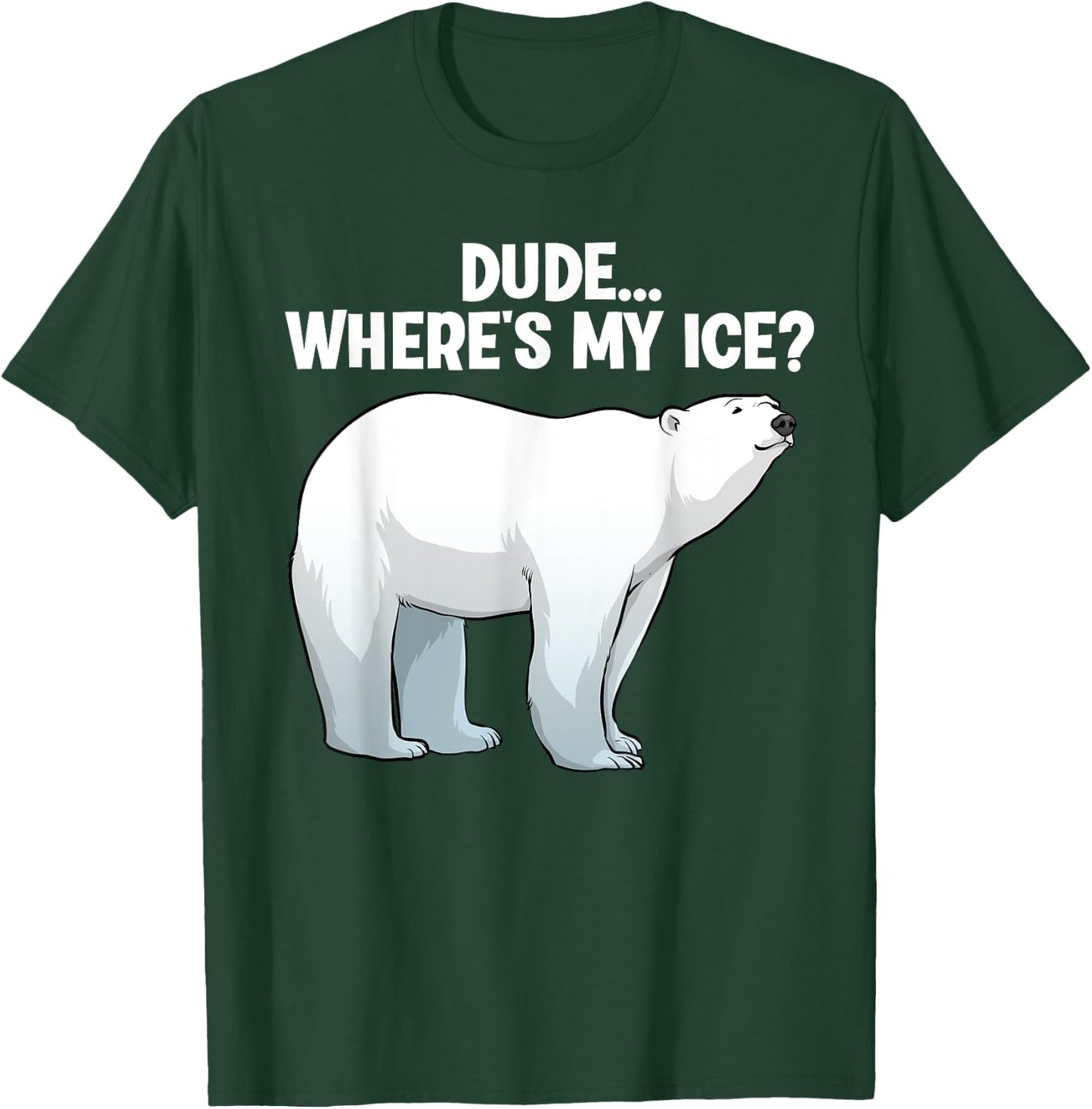 Funny Polar Bear Design Women Kids Polar Bear Lovers T-Shirt - T-Shirt | Forest