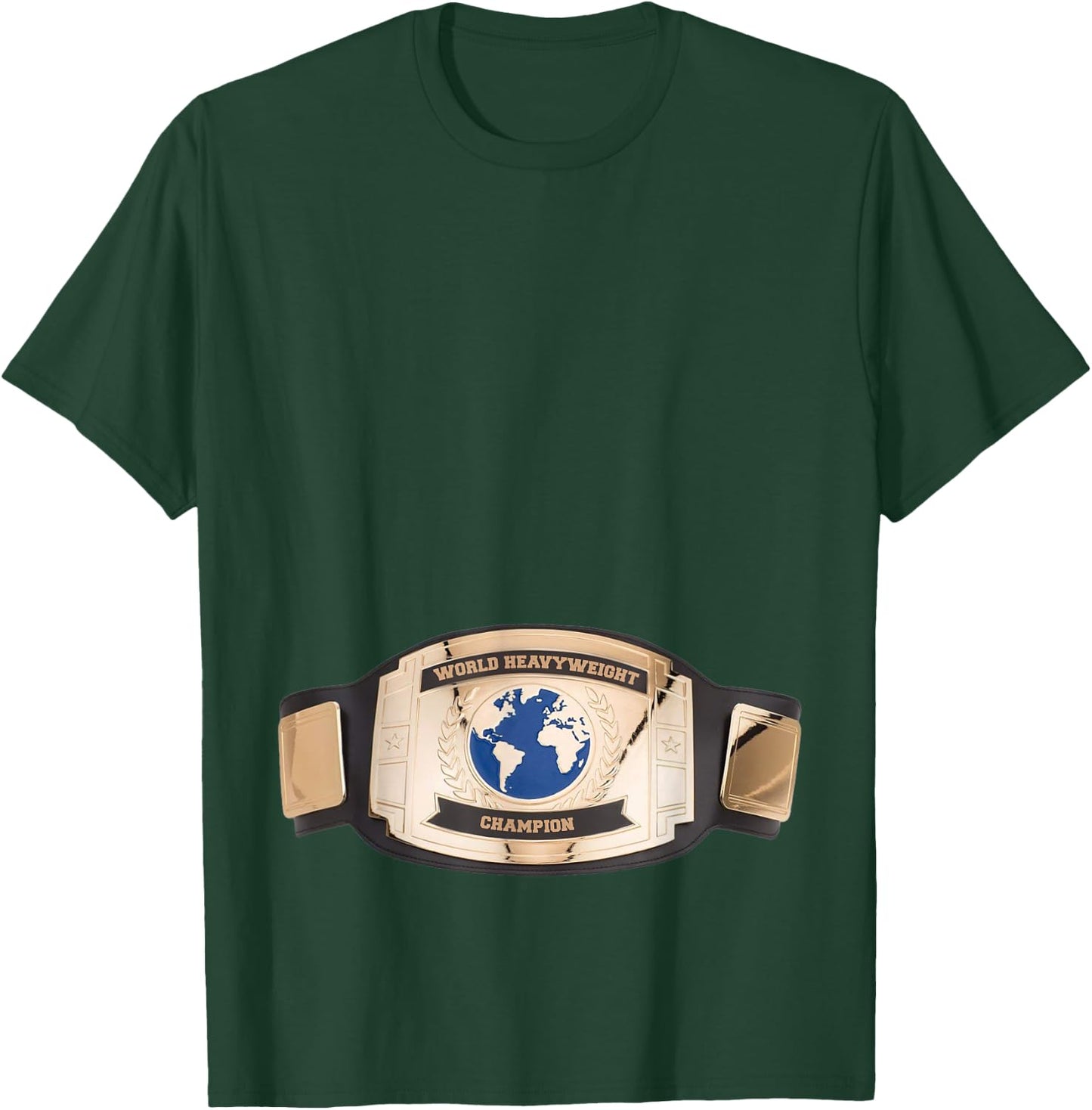 World Heavyweight Champion Belt T-Shirt - T-Shirt | Forest