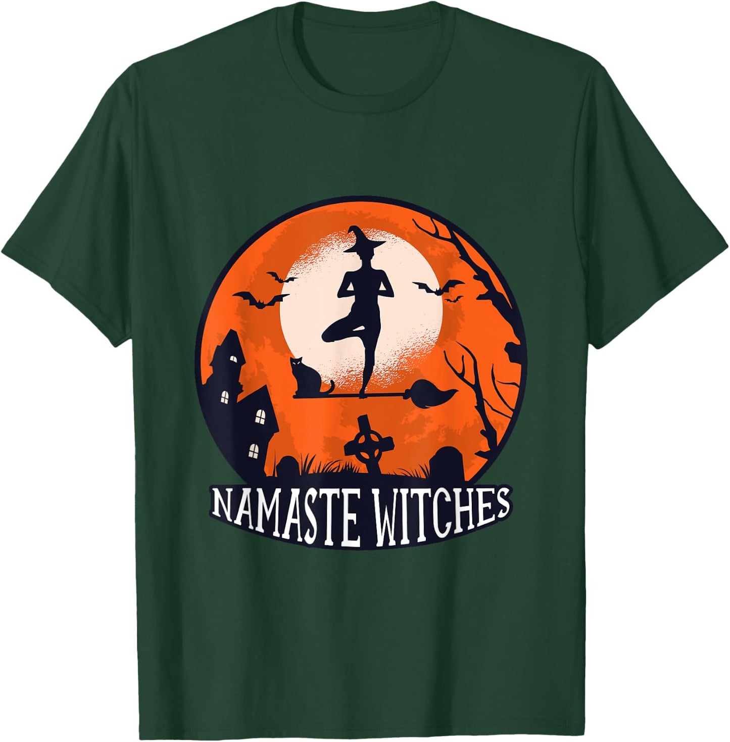 Namaste witches - Halloween Costume T-Shirt - T-Shirt | Forest