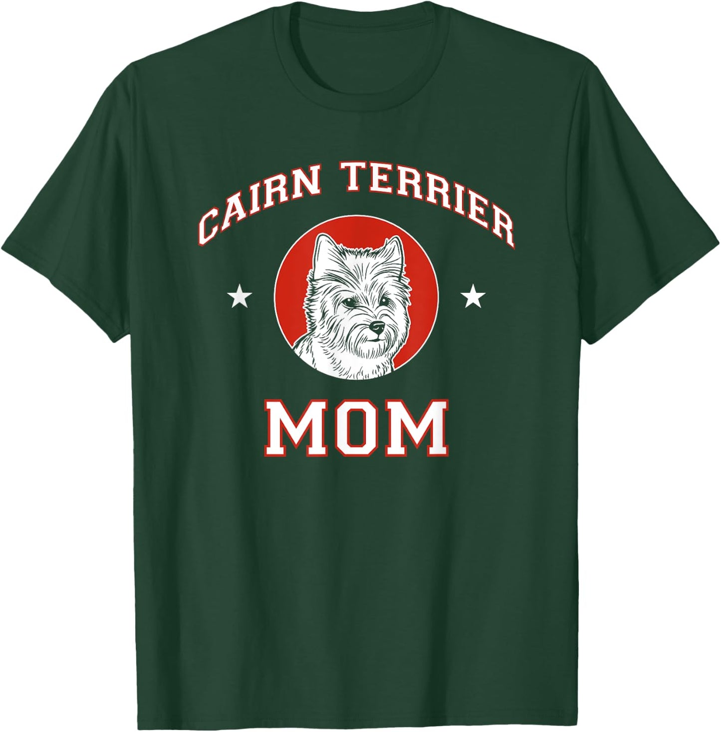 Cairn Terrier Mom Dog Mother Men Women Girls Kids T-Shirt - T-Shirt | Forest