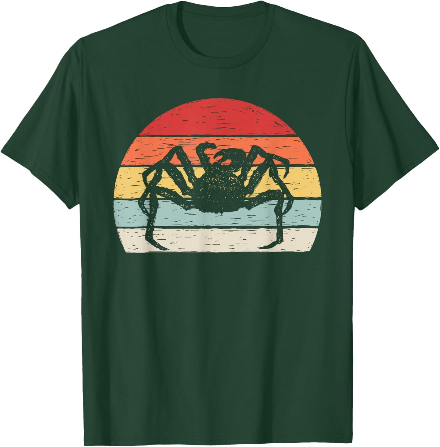 Vintage Retro King Crab T-Shirt - T-Shirt | Forest