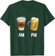 AM Coffee PM Beer T-Shirt - T-Shirt | Forest