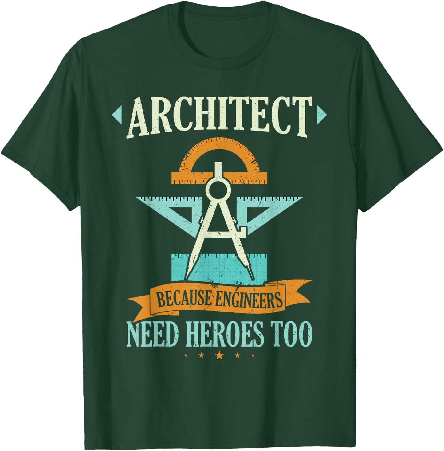 Architect because engineers need heroes too funny architect T-Shirt - T-Shirt | Forest