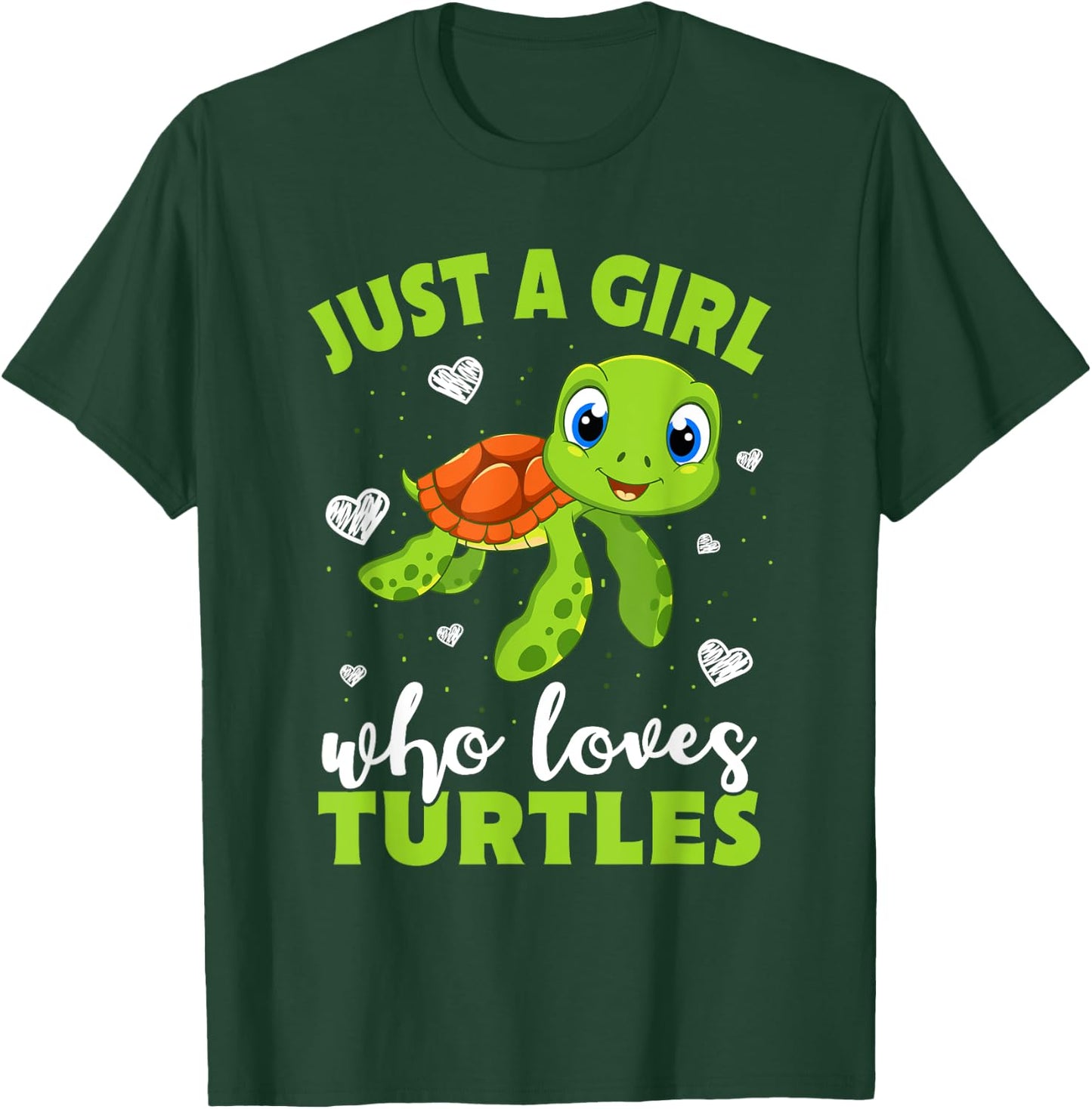 Nur Ein Girl das Turtle Loves Women Gift T-Shirt - T-Shirt | Forest