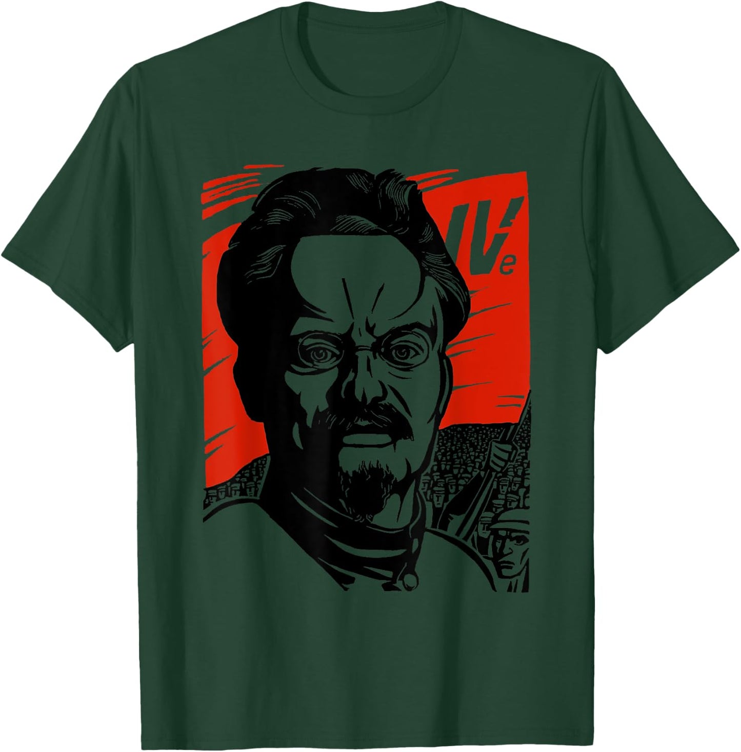 Leon Trotsky SOVI8 vintage propaganda. T-Shirt - T-Shirt | Forest