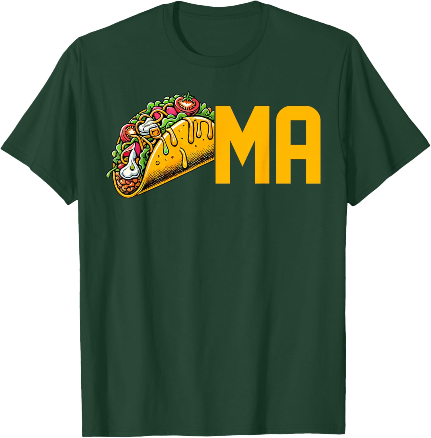 Tacoma Washington Taco Mexican Food Lover Travel Souvenir T-Shirt - T-Shirt | Forest