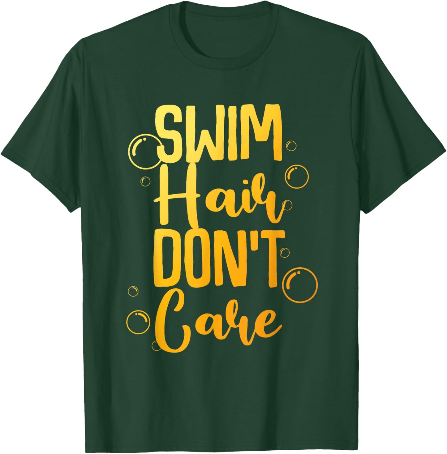 Funny Swimming Art Women Swimmer Swim Coach Swimming T-Shirt - T-Shirt | Forest