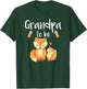 Grandpa To Be Fox Baby Shower Cute Forest Animal T-Shirt - T-Shirt | Forest