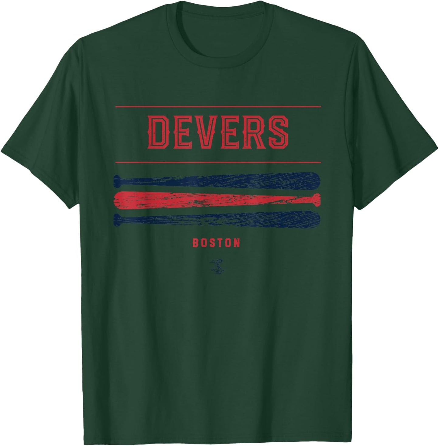 Rafael Devers Vintage Baseball Bat Gameday T-Shirt - T-Shirt | Forest