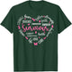 Pink Ribbon Heart Breast Cancer Awareness Survivor Warrior T-Shirt - T-Shirt | Forest