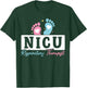 Cute NICU Respiratory Therapist Appreciation Heart T-Shirt - T-Shirt | Forest