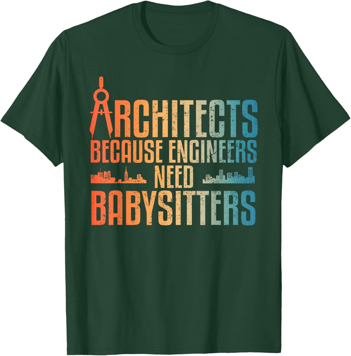 Funny Architect Art Women Architecture Gag Architect T-Shirt - T-Shirt | Forest