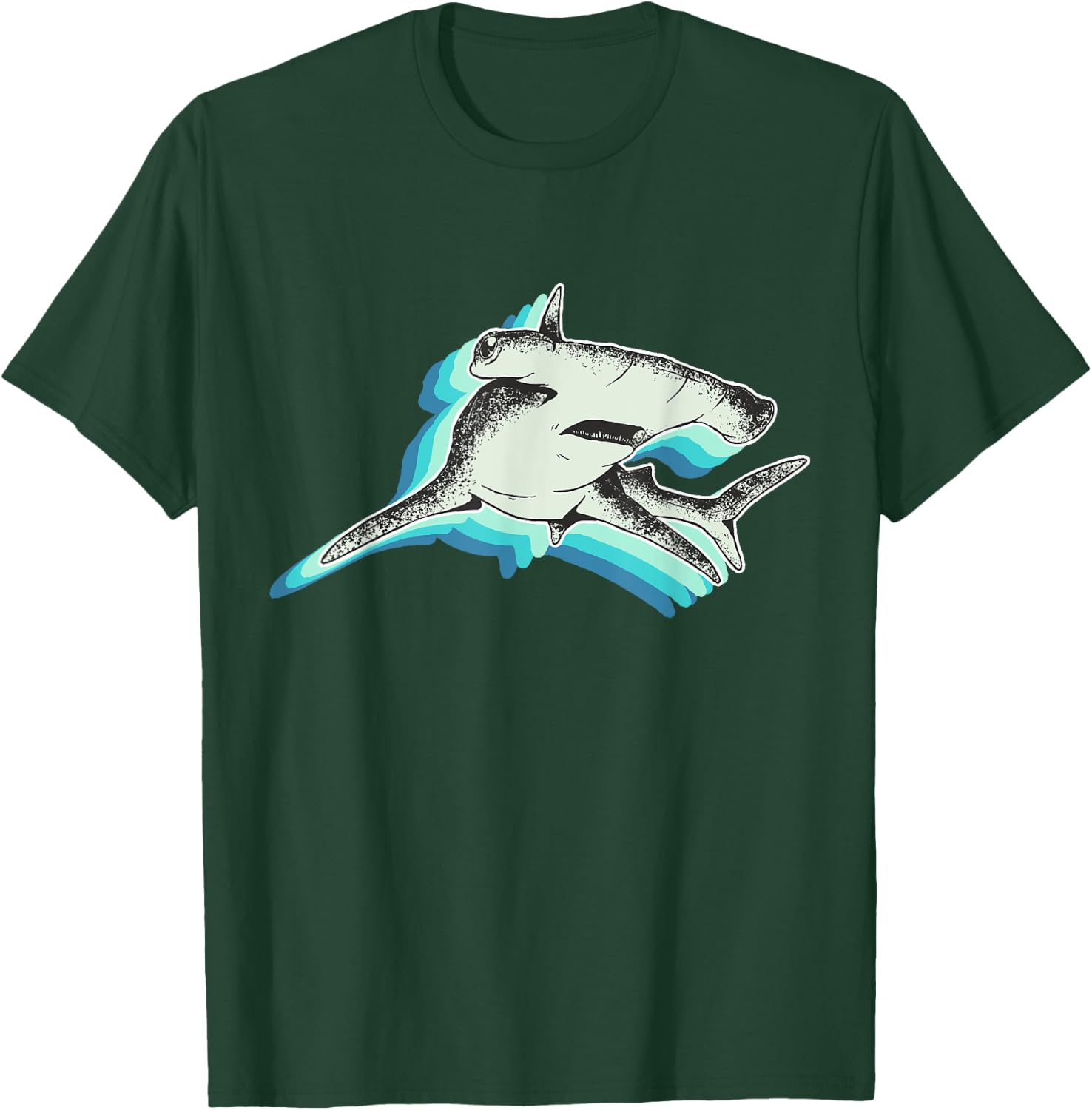 Big Hammerhead Shark T-Shirt - T-Shirt | Forest
