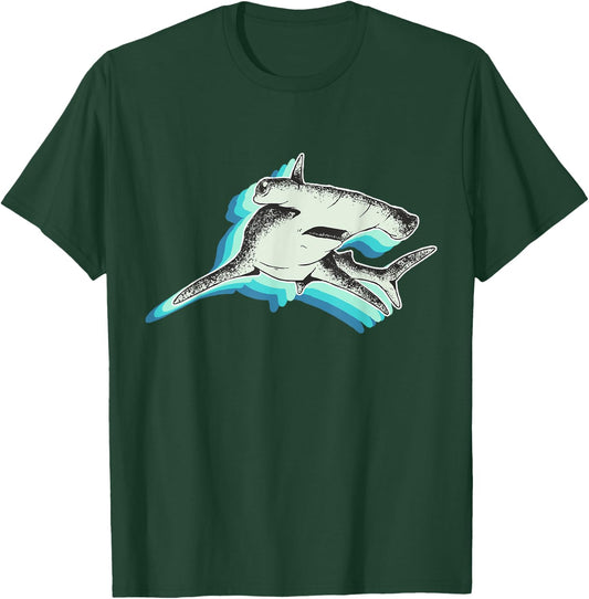 Big Hammerhead Shark T-Shirt - T-Shirt | Forest