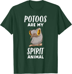 Potoos Are My Spirit Animal | Funny Potoo Bird Lover T-Shirt - T-Shirt | Forest