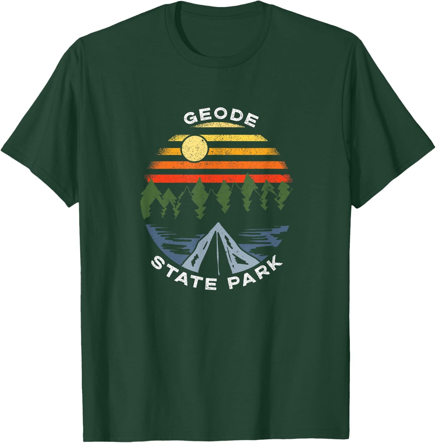 Geode State Park Iowa Forest Camping Vacation T-Shirt - T-Shirt | Forest