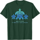 British Virgin Islands - Tribal Hawksbill & Green Turtles T-Shirt - T-Shirt | Forest