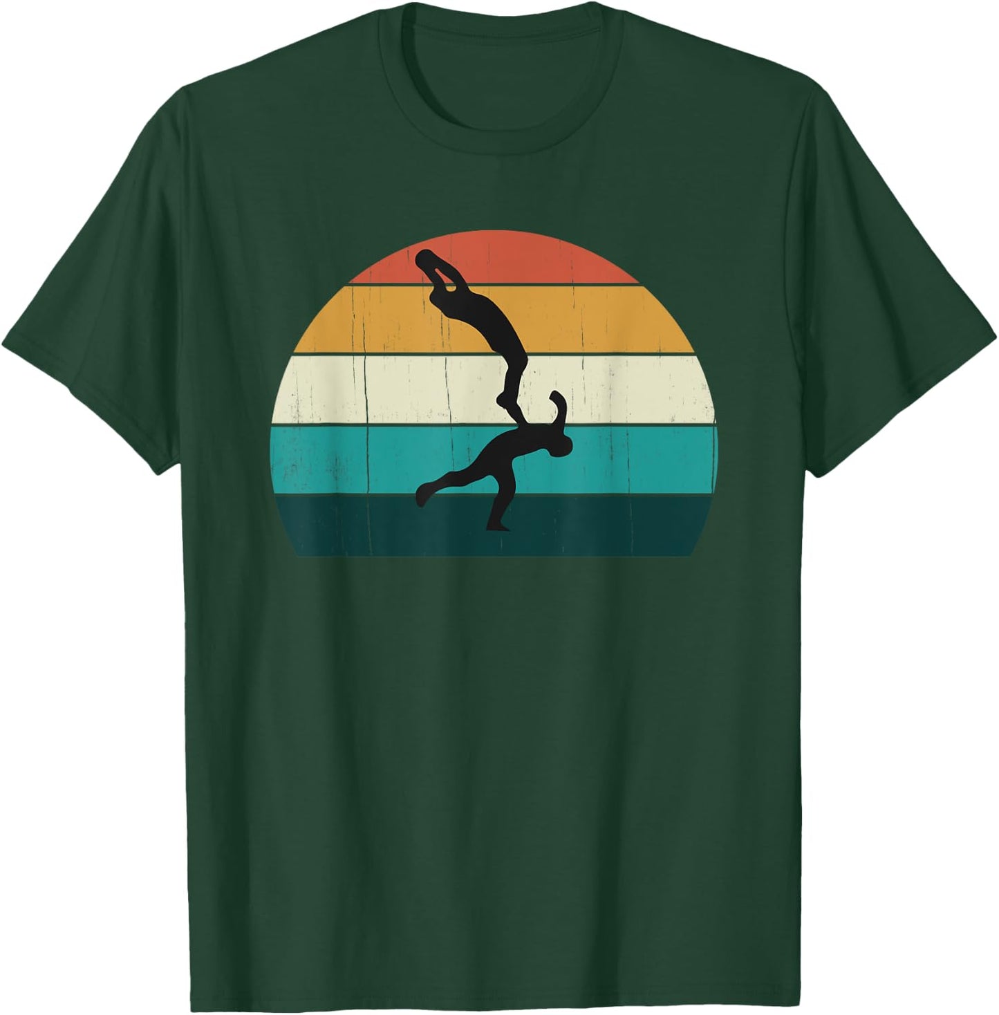 Retro Aussie Sport Gift - Australian Rules Football Lovers T-Shirt - T-Shirt | Forest